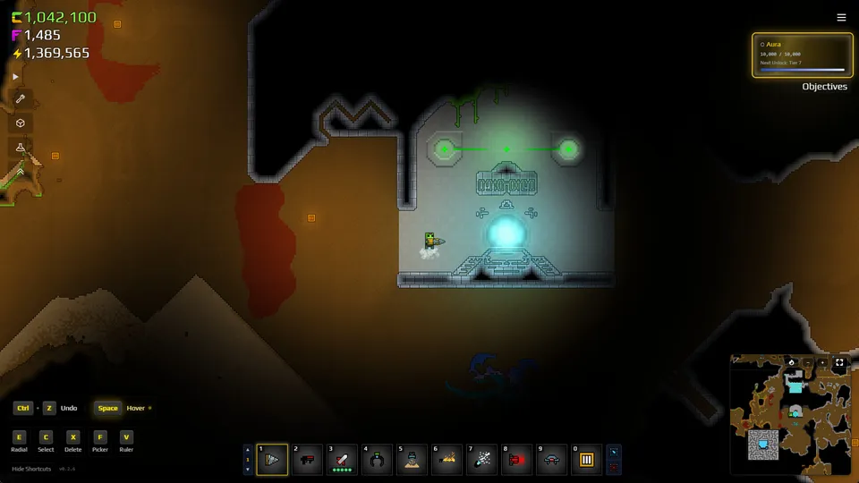Sandustry Fluxite and Voidbloom automation collision loop