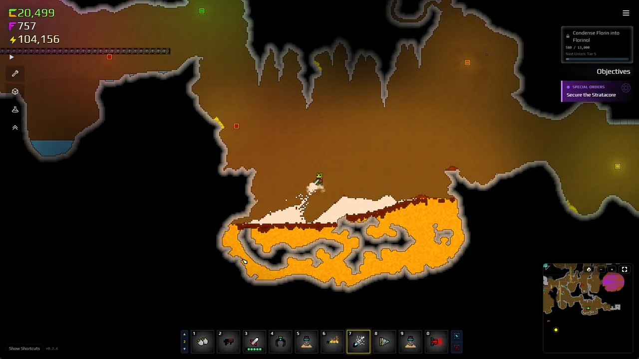 Sandustry lava generation and steam thermal elevator loop